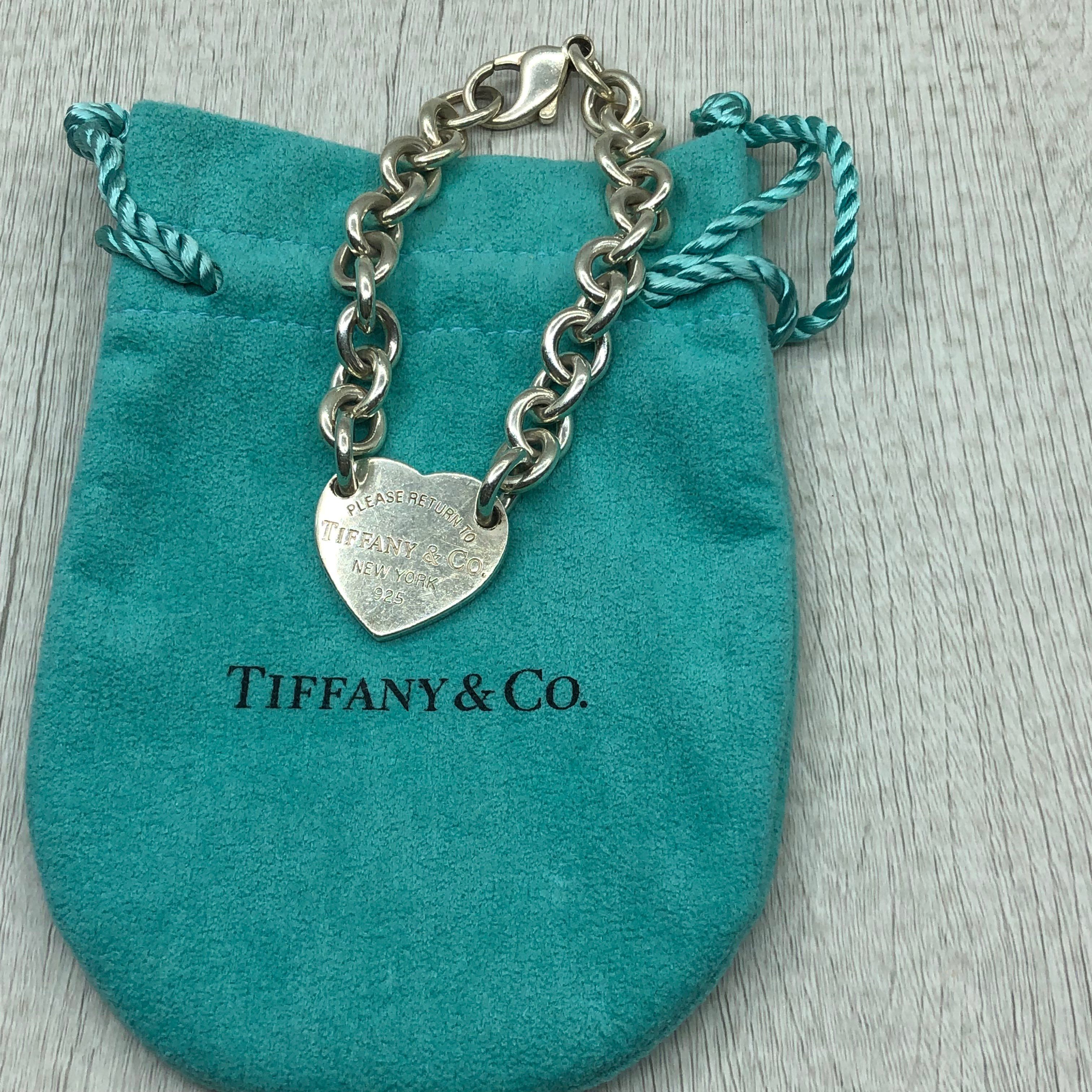 Tiffany & Co Return to Heart Tag Bracelet "Silver"