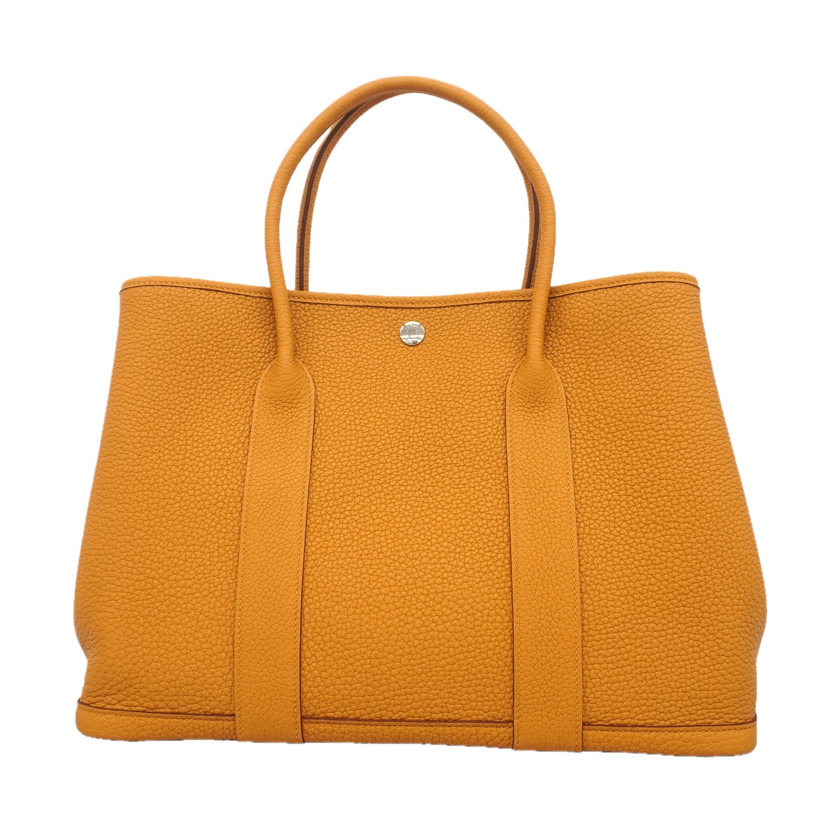 ★最終価格★SALE【6ka0266】エルメス トートバッグ ガーデンパーティPM ネゴンダ セサミ シルバー金具 G刻印【中古】レディース