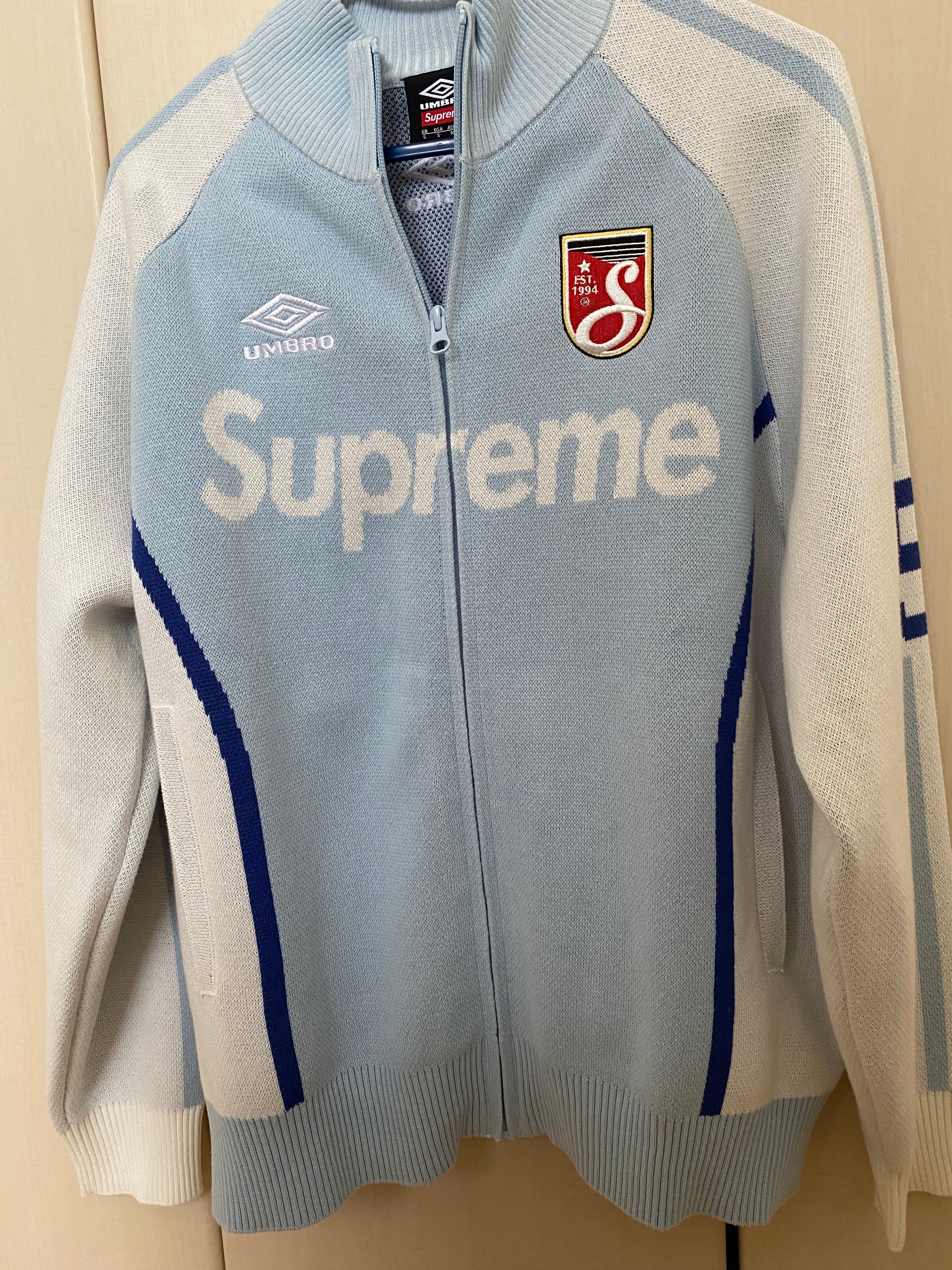 Supreme x Umbro Zip Up Sweater "LightBlue"