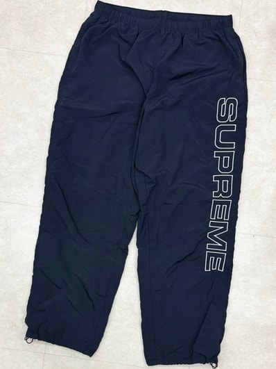 Supreme Spellout Embroidered Track Pant "Black"