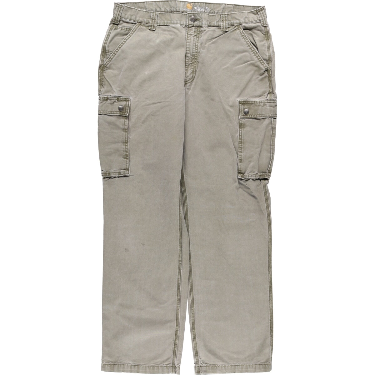 古着 カーハート Carhartt RELAXED FIT ダック カーゴワークパンツ メンズw37相当/eaa571507