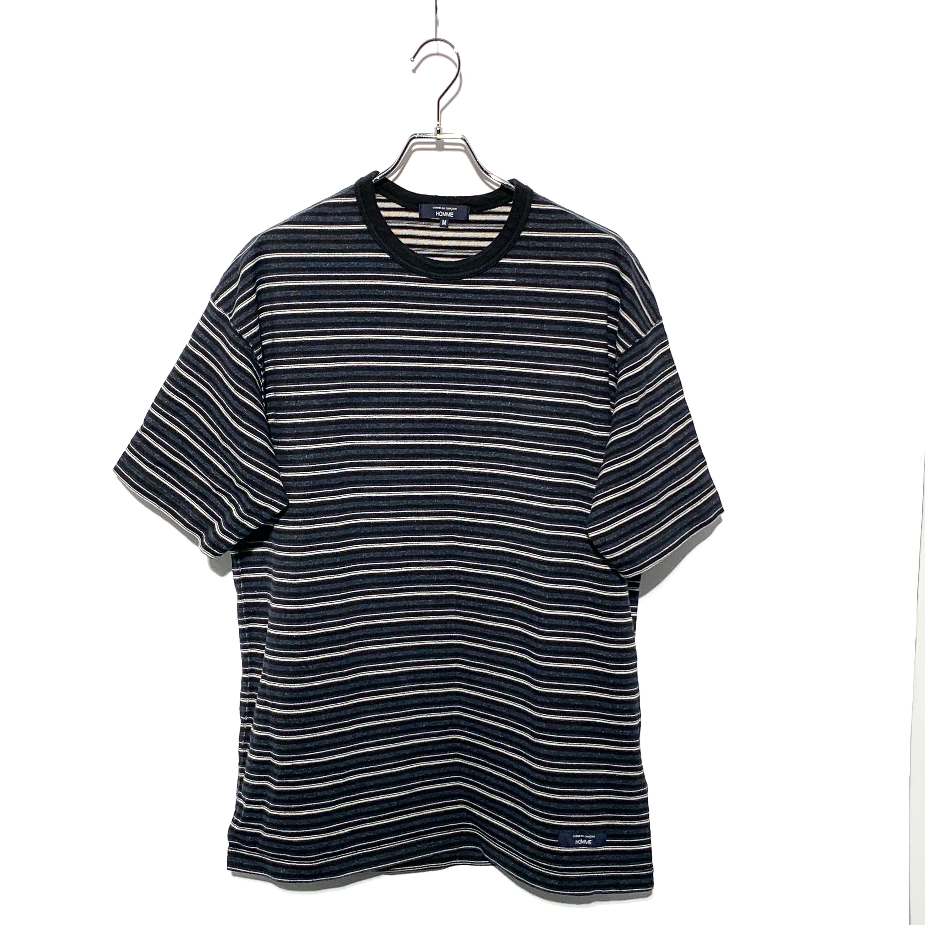 COMME des GARÇONS HOMME Heavy Weight Border Tee Navy