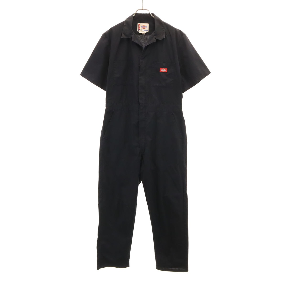 Dickies ディッキーズ 半袖 つなぎ M ブラック