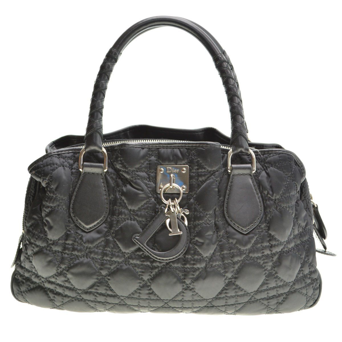 ディオール レディディオール カナージュ ナイロンハンドバッグ