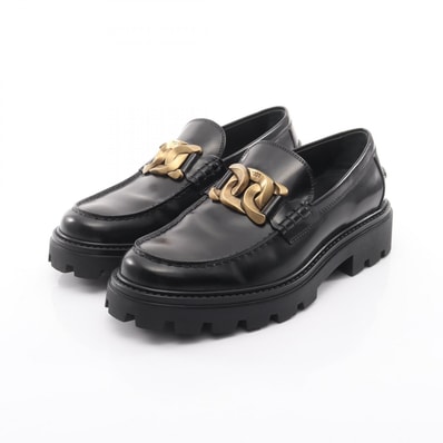 トッズ TOD'S KATE ケイト ローファー 靴 レザー メンズ ブラック系 【中古】