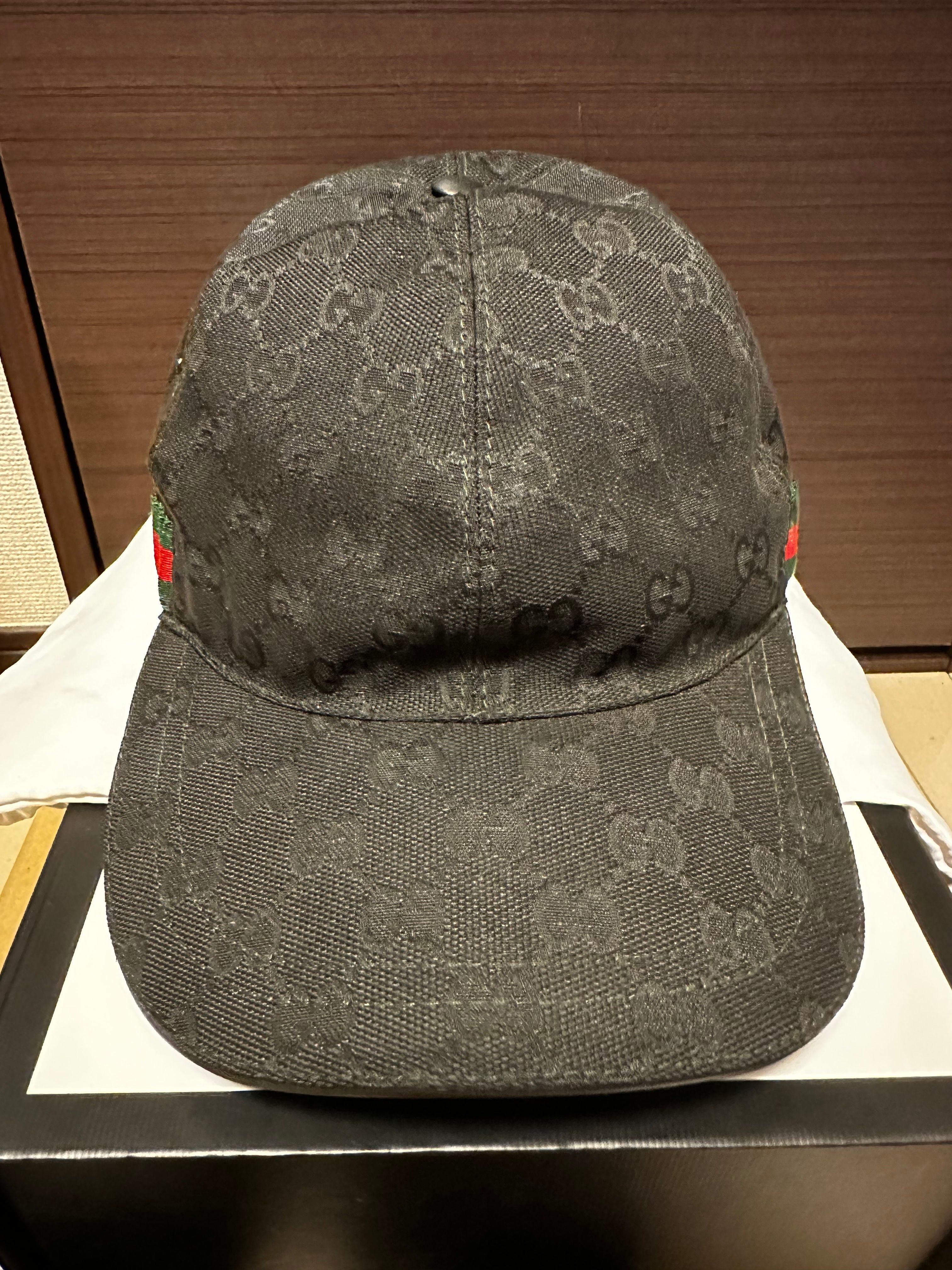 GUCCI Original GG Canvas Baseball Cap "Black"