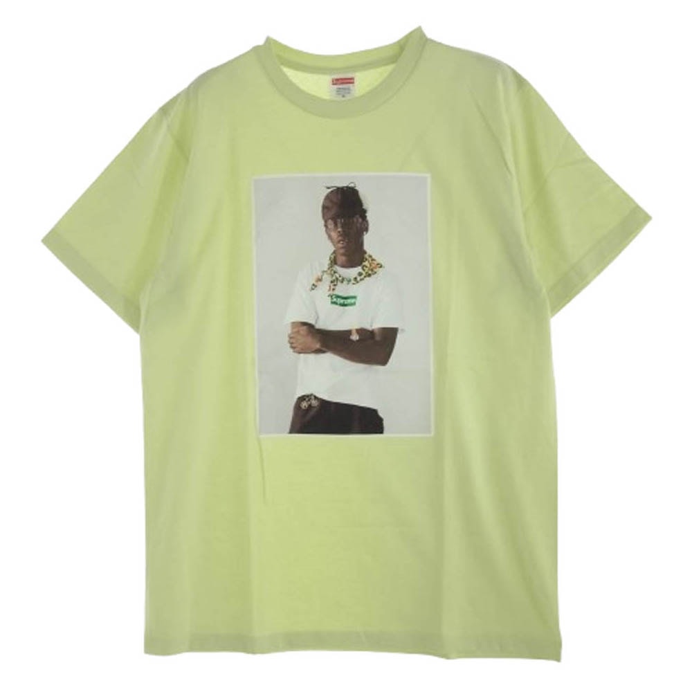 Supreme シュプリーム Tシャツ 24AW Tyler The Creator Tee タイラー ザ クリエイター フォト 半袖 Tシャツ ライトグリーン系 M【極上美品】【中古】