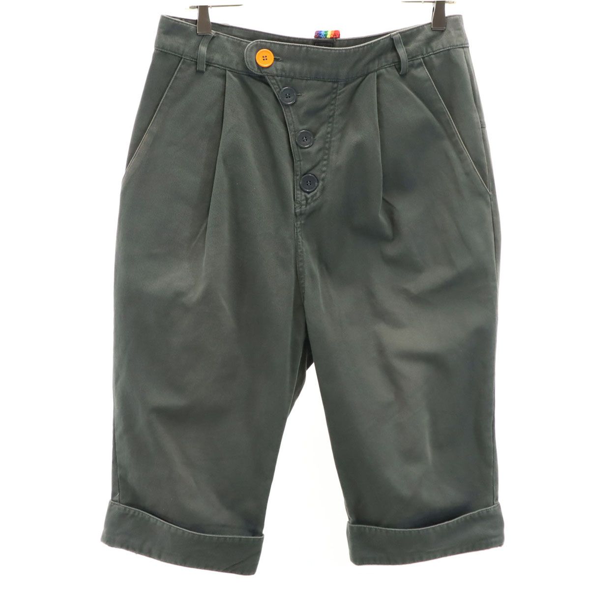 adidas アディダス トレフォイルロゴ ハーフパンツ M グレー系