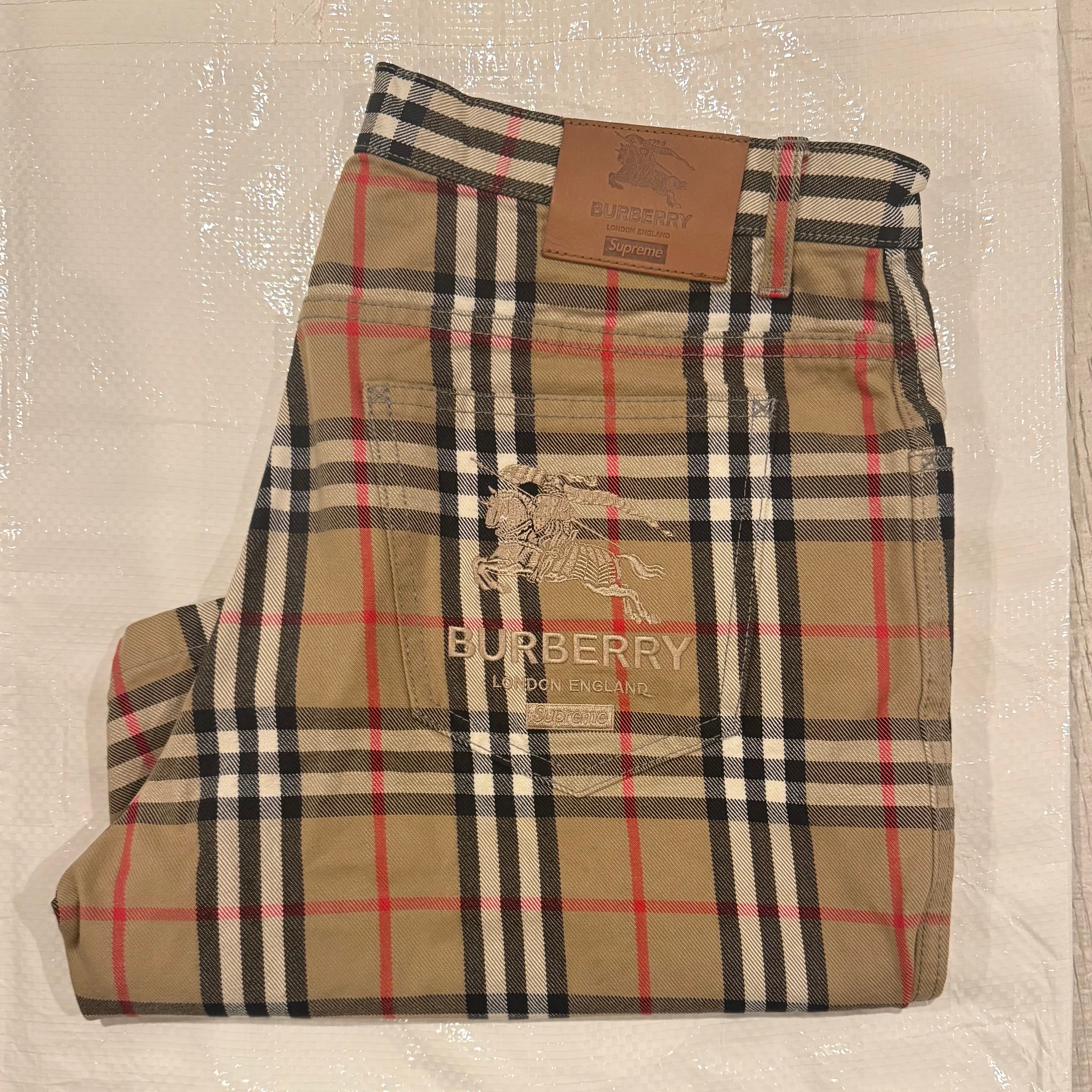 Supreme / Burberry Denim Short "Beige"