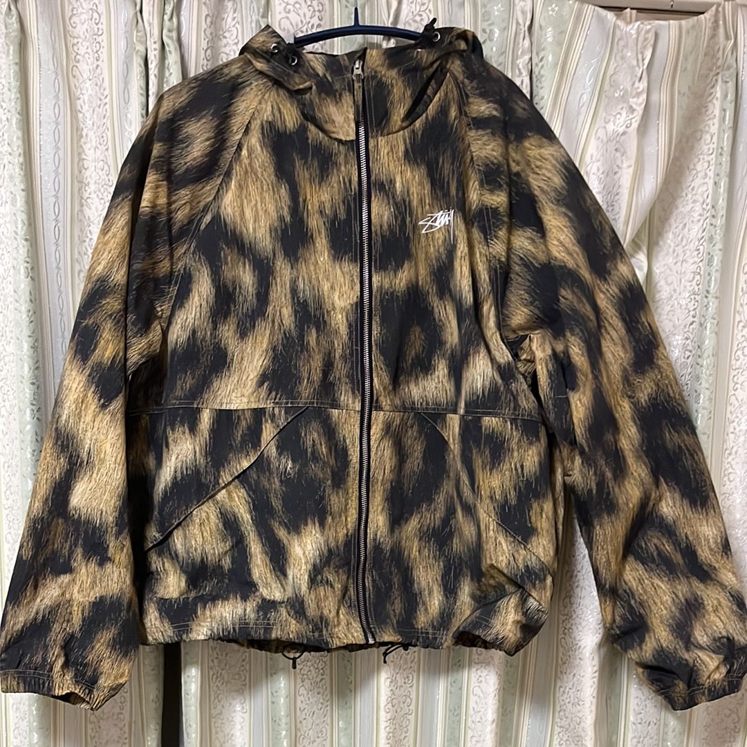 Stussy Beach Shell Fur Print "Brown"