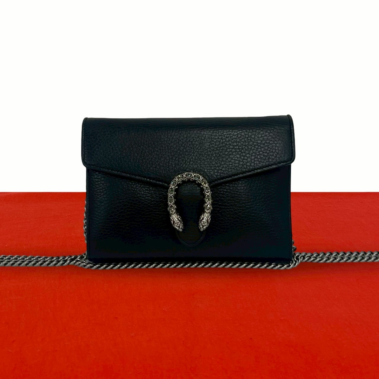 GUCCI グッチ ディオニュソス レザー ショルダーバッグ ブラック
 79750