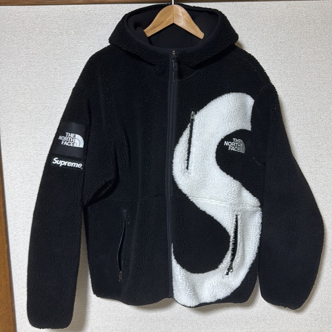 Supreme x The North Face S Logo Hooded Fleece Jacket "Black"