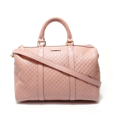 グッチ GUCCI グッチシマ マイクロGG ミニボストンバッグ ボストンバッグ【中古】