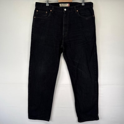古着 リーバイス Levi's デニム パンツ 550 大きいサイズ ブラックデニム ジーパン 40x32 ブラック系 メンズ