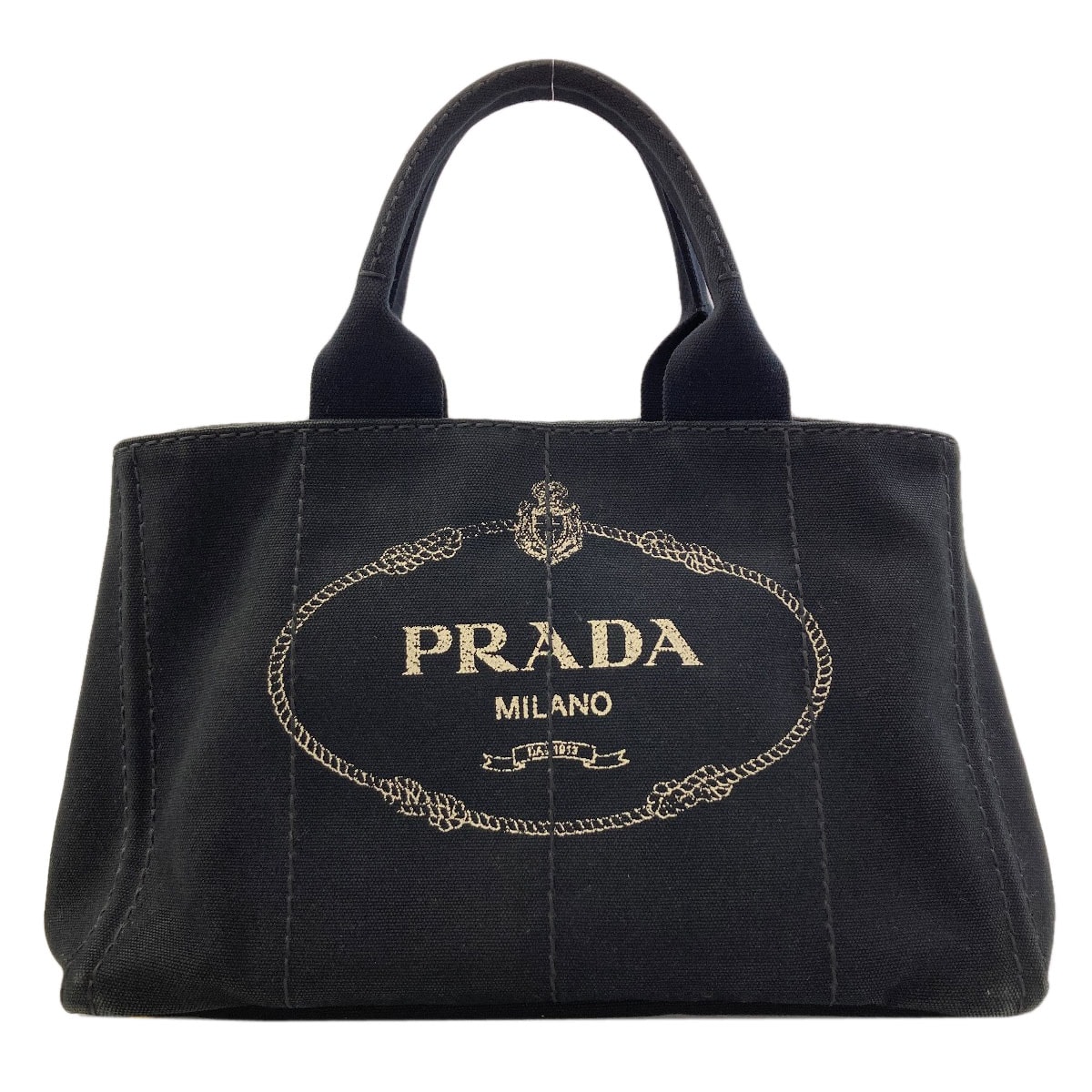 PRADA プラダ BN1877 カナパ ハンドバッグ キャンバス レディース [中古]