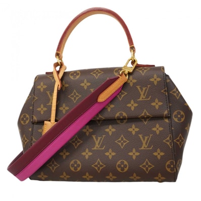 【6dc2947】ルイヴィトン ハンドバッグ モノグラム クリュニーBB M42738 ローズ 2wayバッグ【中古】レディース