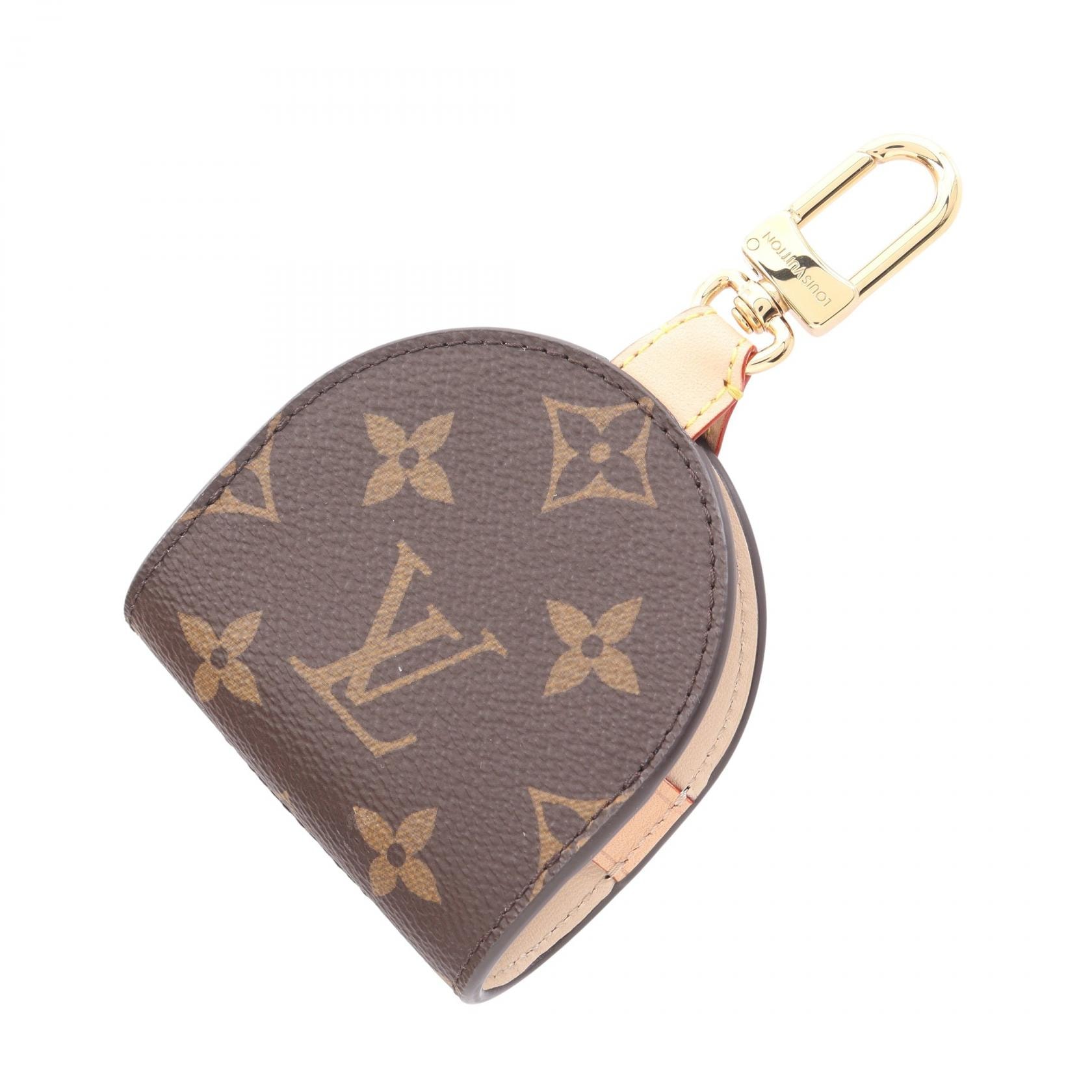 ルイ・ヴィトン LOUIS VUITTON ドッグバッグホルダー チャーム アクセサリー PVC モノグラム メンズ レディース ブラウン系 GI1219 【中古】
