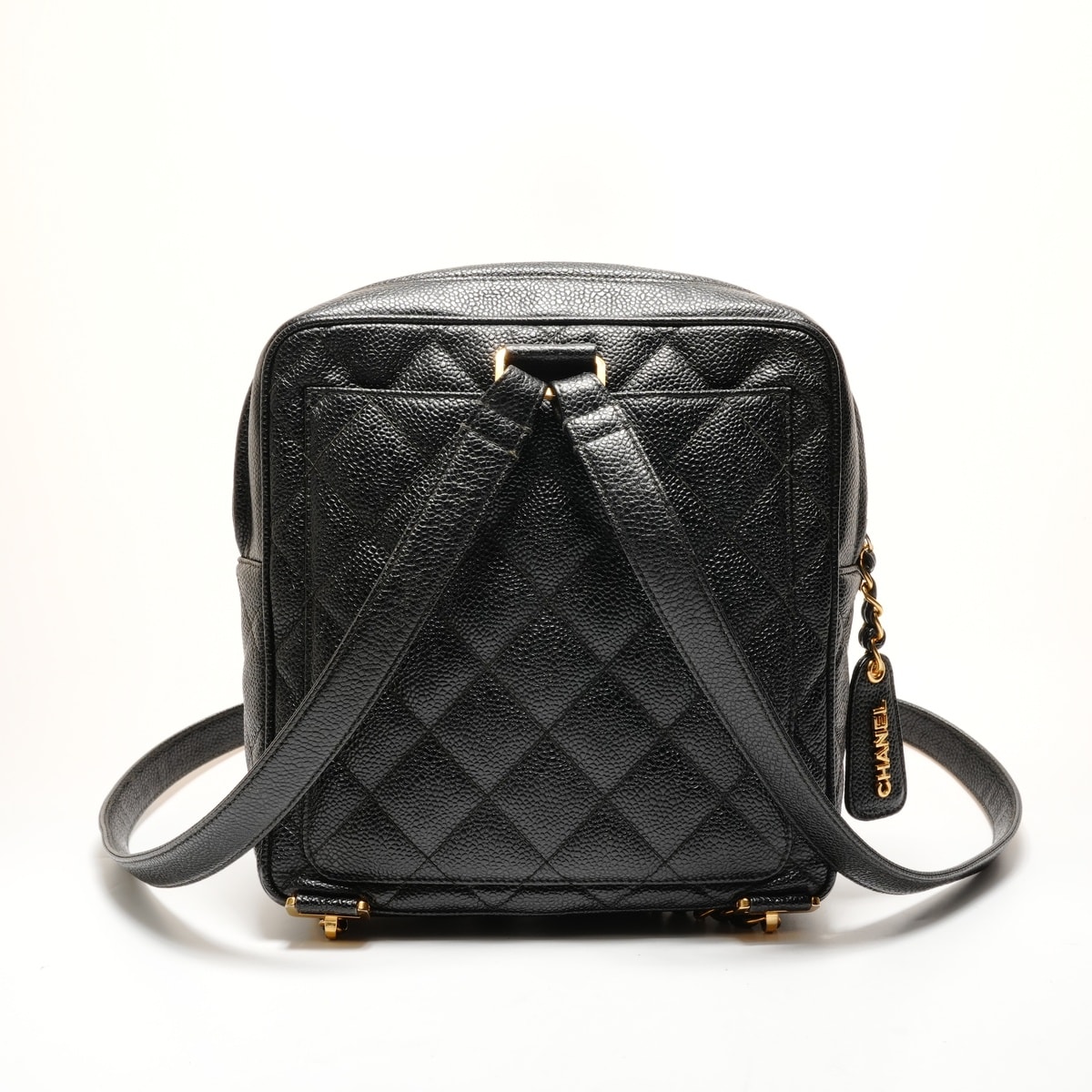 シャネル CHANEL 4番台 1996-1997 キャビア ターンロック リュック・デイパック【中古】