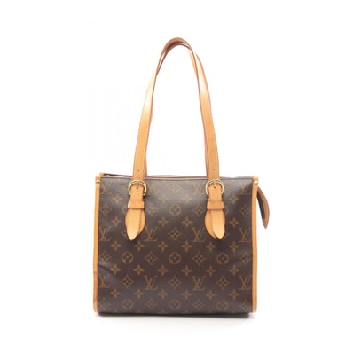 ルイ・ヴィトン LOUIS VUITTON ポパンクール オ トートバッグ バッグ PVCコーティングキャンバス レザー モノグラム レディース ブラウン系 M40007 【中古】