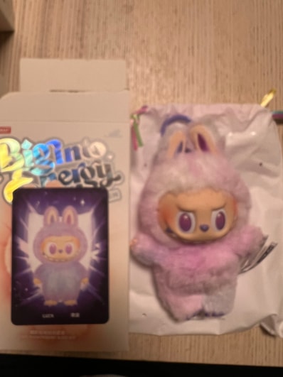POP MART THE MONSTERS (LABUBU) Big into Energy Series Plush Pendant LUCK