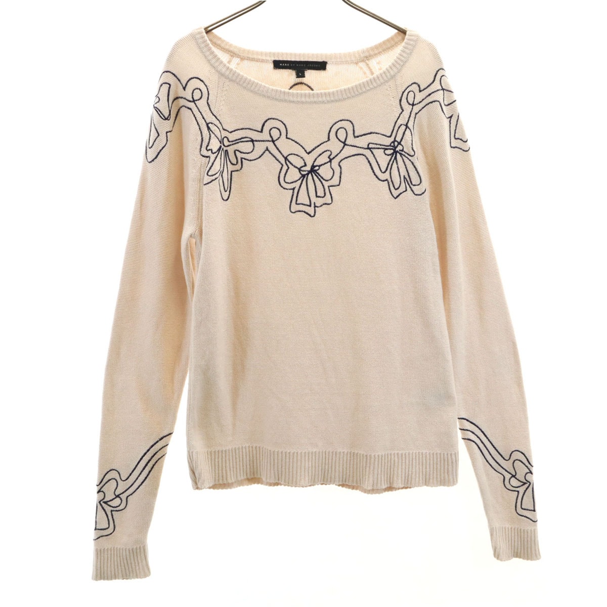 MARC BY MARC JACOBS マークバイマークジェイコブス 長袖 ニット L ベージュ セーター