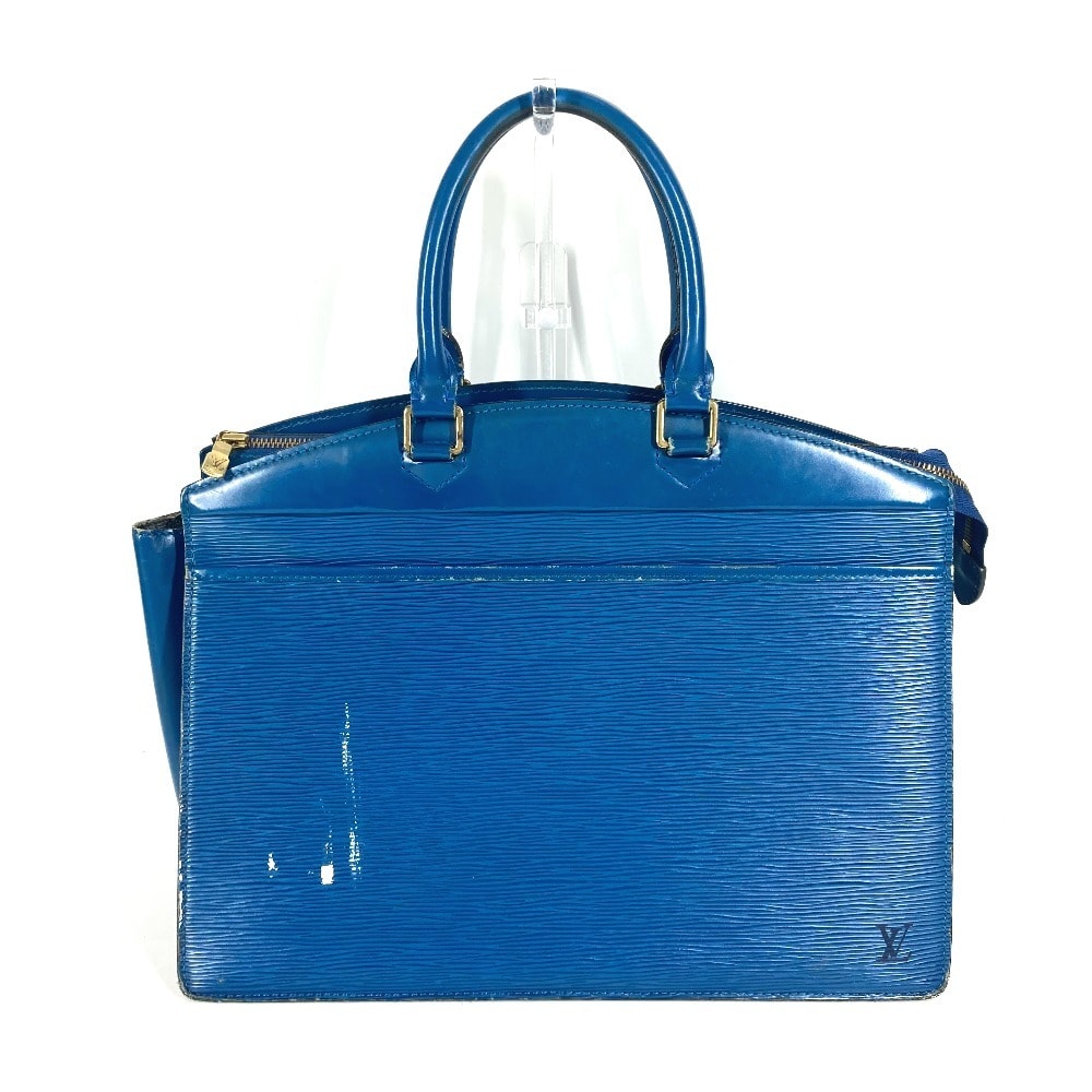 ルイヴィトン LOUIS VUITTON リヴィエラ M48185 エピ カバン 肩掛け トートバッグ ショルダーバッグ エピレザー トレドブルー ブルー