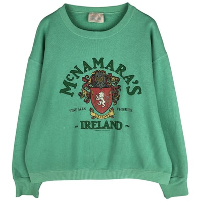 古着 80年代 Healthknit McNAMARA'S アドバタイジング スウェットシャツ トレーナー USA製 メンズL相当 ヴィンテージ/eaa601029