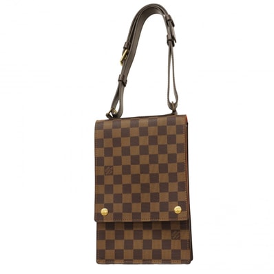 ★SALE【6ce6445-k】ルイヴィトン ショルダーバッグ ダミエ ポートベロー N45271 エベヌ【中古】レディース