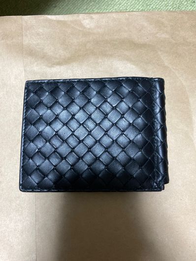 Bottega Veneta Money Clip Wallet "Nero"