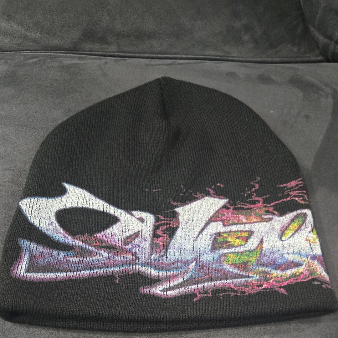 Supreme Tag Beanie "Black"