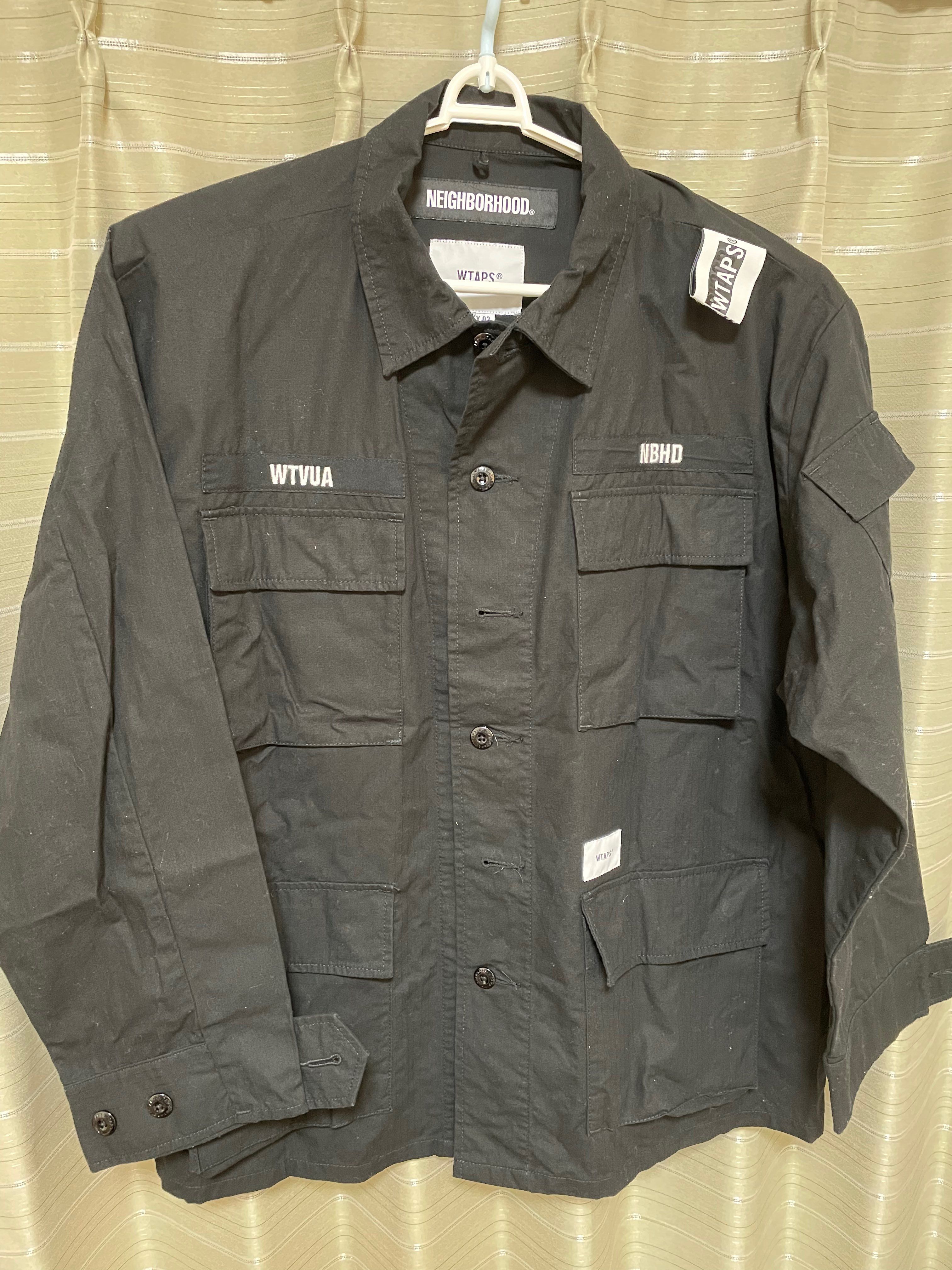 Wtaps x Neighborhood Jungle LS Shirt "Black"