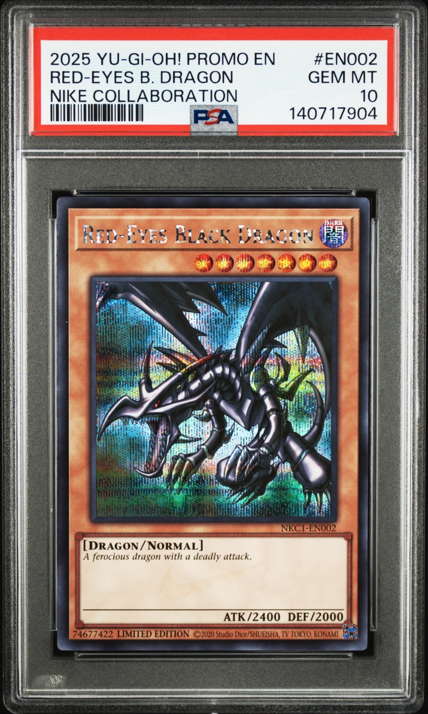 真紅眼の黒竜 SE [NKC1-EN002](遊戯王 x ナイキ エアーマックス 95 QS エアーマッスル House of Duel - 童実野町決闘遊戯館 限定プロモ) 