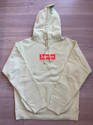 Supreme Box Logo Hooded Sweatshirt "Pale Lime" (17FW)