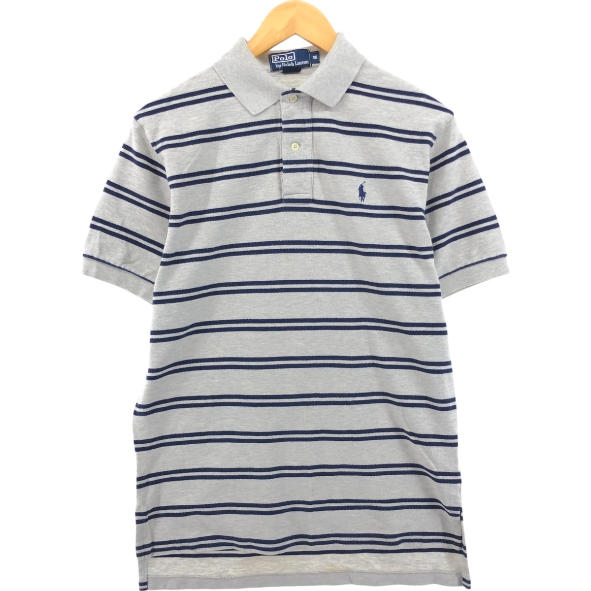 古着 ラルフローレン Ralph Lauren POLO by Ralph Lauren 半袖 ボーダー ポロシャツ メンズM相当/eaa553508