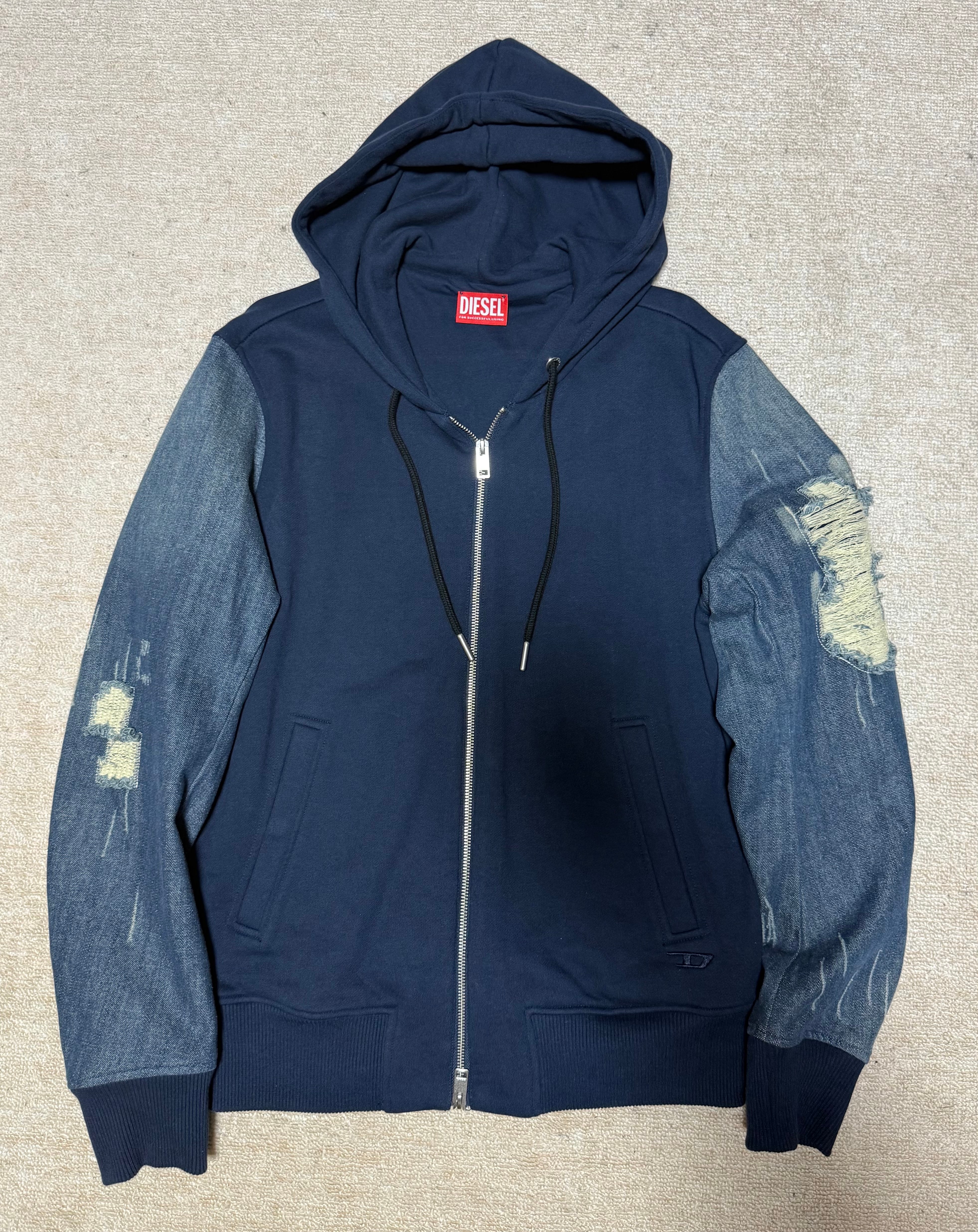 DIESELメンズ ジャケット パーカー ジップアップ S-MIRR-NEW JACKET