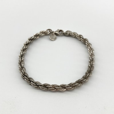 TIFFANY&Co.(ティファニー) ツイストロープ Ag925 ブレスレット 13.46g シルバー