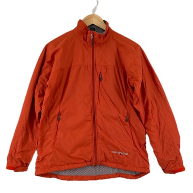 mont-bell モンベル プレーン 秋冬 AW ナイロンジャケット ナイロン/ポリエステル オレンジ レディース S【古着】【中古】