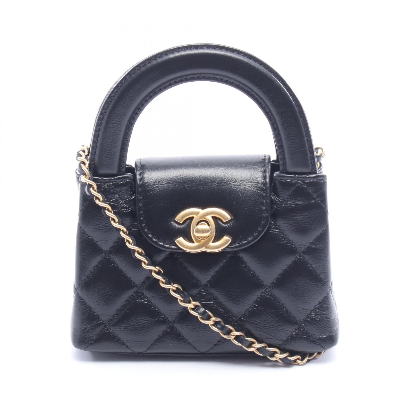 シャネル CHANEL マトラッセ ショルダーバッグ バッグ ラムスキン(羊革) レディース ブラック系 【中古】
