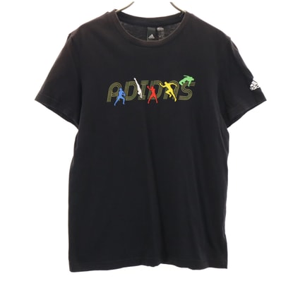adidas アディダス 半袖 Tシャツ M ブラック