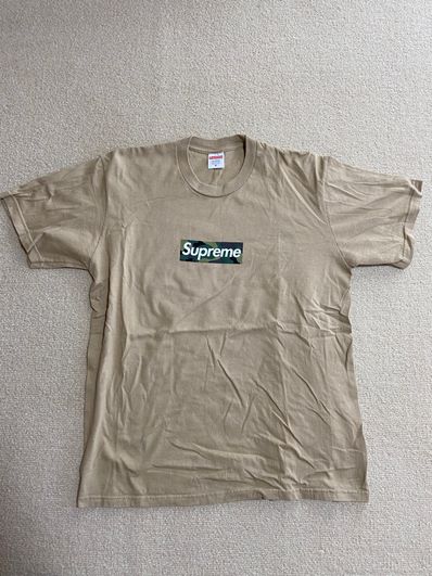 Supreme Box Logo Tee "Khaki" (23FW)