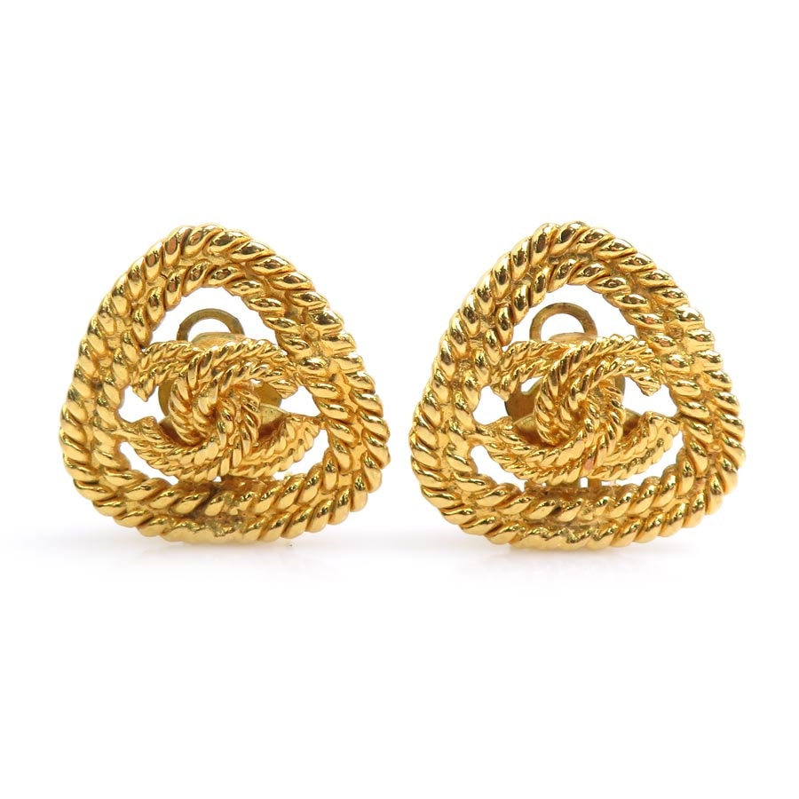 シャネル CHANEL イヤリング メタル ゴールド レディース【中古】 56954j