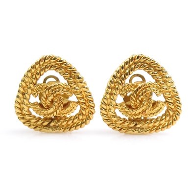 シャネル CHANEL イヤリング メタル ゴールド レディース【中古】 56954j
