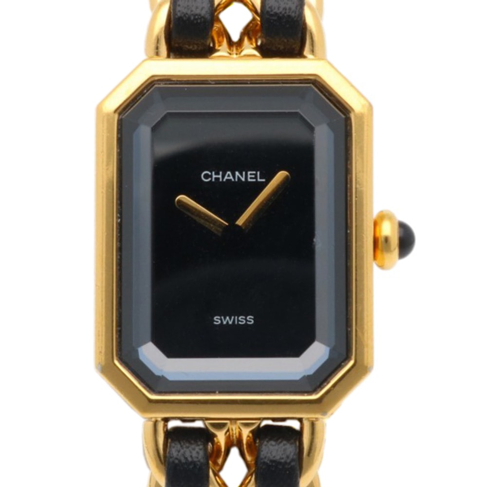 シャネル プルミエール S 腕時計 時計 GP H0001 クオーツ レディース 1年保証 CHANEL 中古