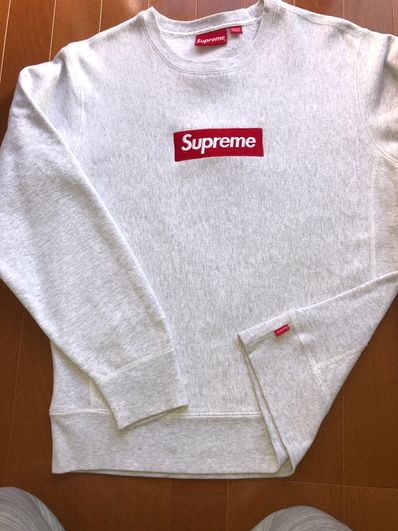 Supreme Box Logo Crewneck Sweatshirt "Ash Grey" (18FW)
