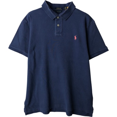古着 ラルフローレン Ralph Lauren POLO RALPH LAUREN CUSTOM SLIM FIT 半袖 ポロシャツ メンズL相当/eaa616582