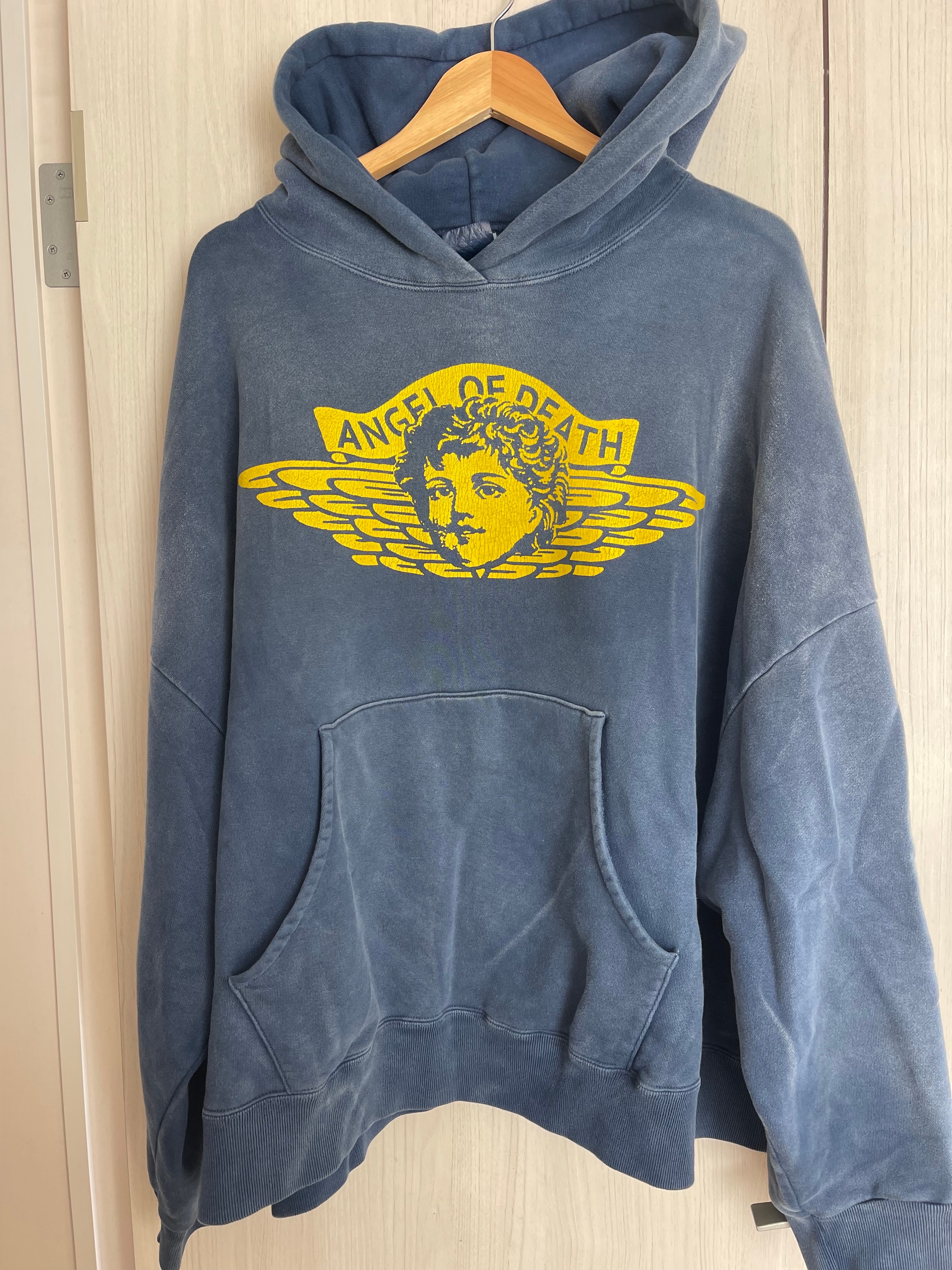 SAINT Mxxxxxx Hoodie_Angel "Navy" SM-YS1-0000-044