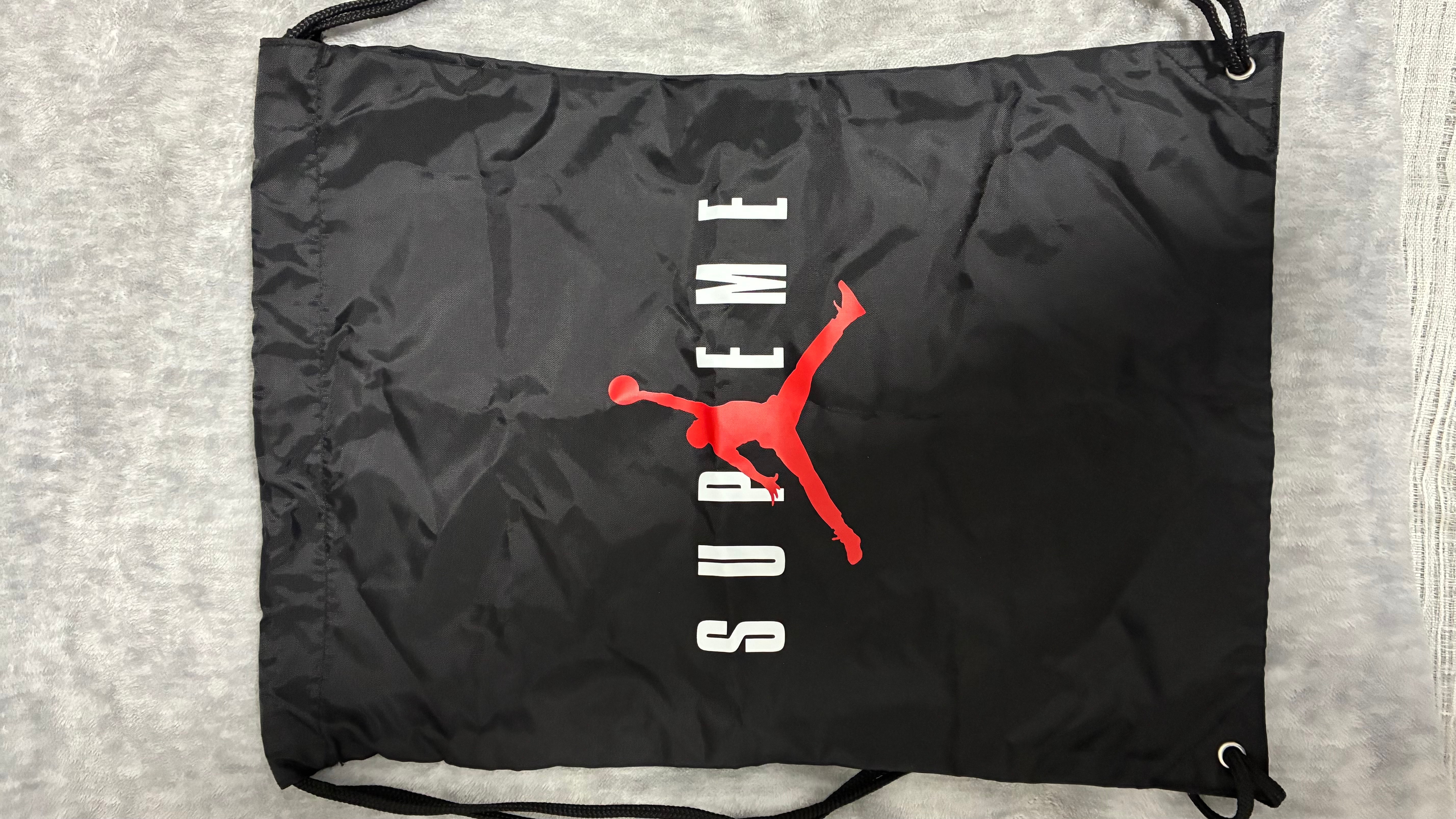 Supreme x Jordan Drawstring Bag 