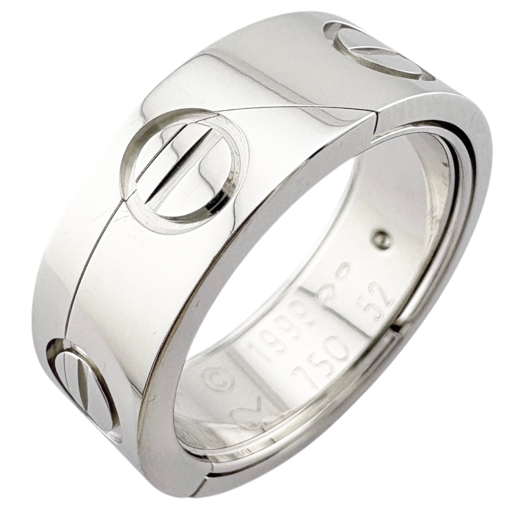 カルティエ アストロラブ リング 指輪 12号 18金 K18ホワイトゴールド レディース CARTIER  中古