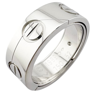 カルティエ アストロラブ リング 指輪 12号 18金 K18ホワイトゴールド レディース CARTIER 中古