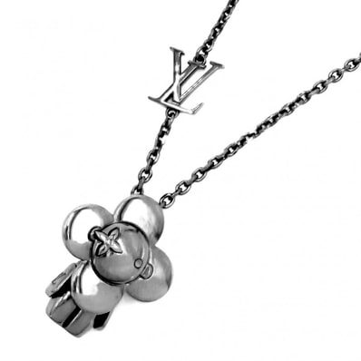 LOUIS VUITTON ルイヴィトン ネックレス ヴィヴィエンヌ ルテニウム アクセサリー ジュエリー アジャスター付き メンズ レディース M00831 ユニセックス 約16.4g 美品【中古品】